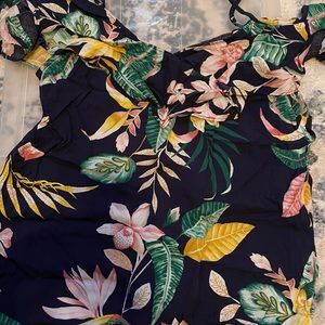 Floral, off the shoulder top